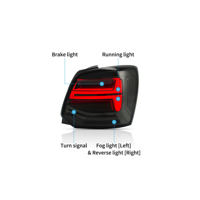 VLAND Taillights For 2011-2017 Volkswagen Polo - Image 8