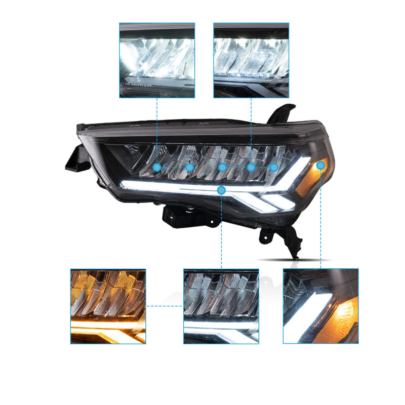VLAND Headlights For 2014-2023 Toyota 4Runner - Image 9