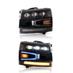 VLAND Headlights For 2007-2013 Chevrolet Silverado 1500 2500HD 3500HD