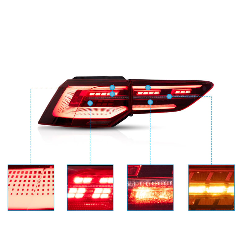 VLAND Taillights For 2020-2023 Volkswagen Golf MK8 - Image 9