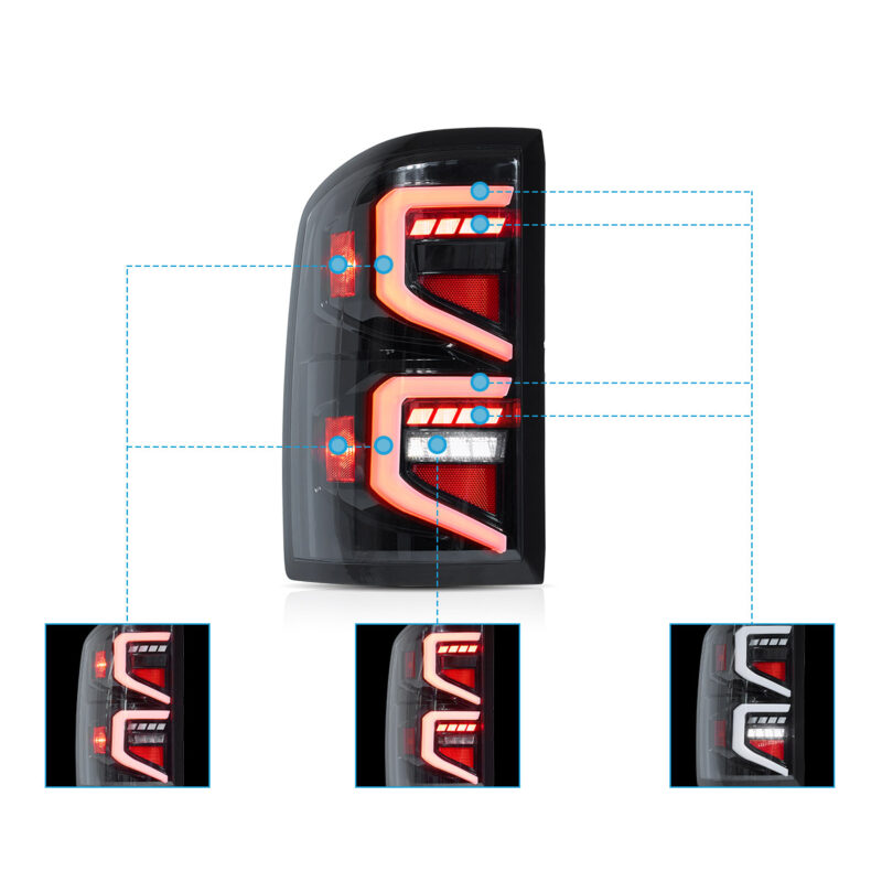 VLAND Taillights For 2007-2013 Chevrolet Silverado - Image 4