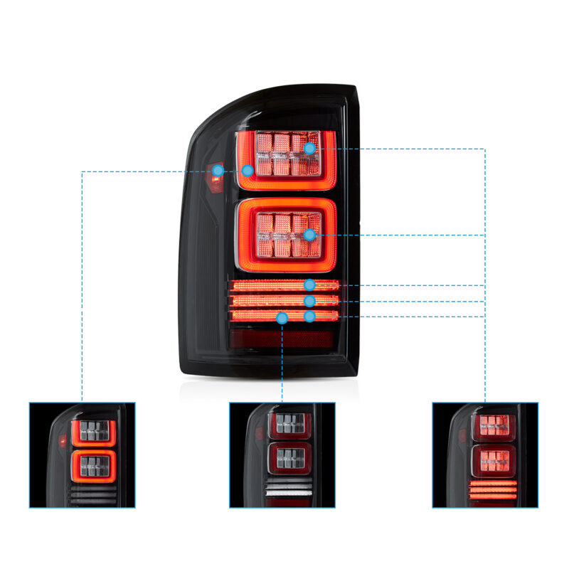VLAND Taillights For 2007-2013 Chevrolet Silverado - Image 4