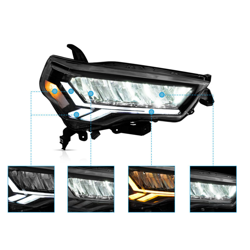 VLAND Headlights For 2014-2023 Toyota 4Runner - Image 4