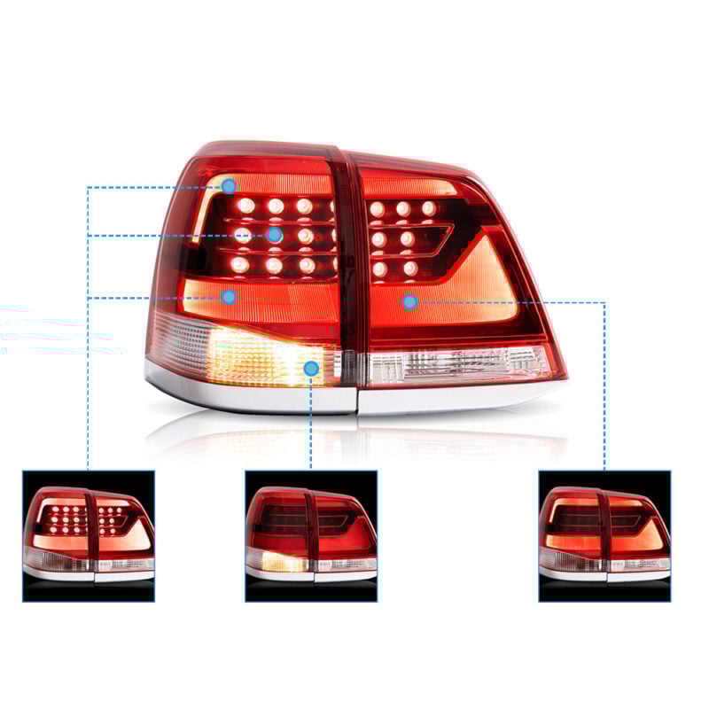 VLAND Taillights For 2008-2015 Toyota Land Cruiser - Image 4