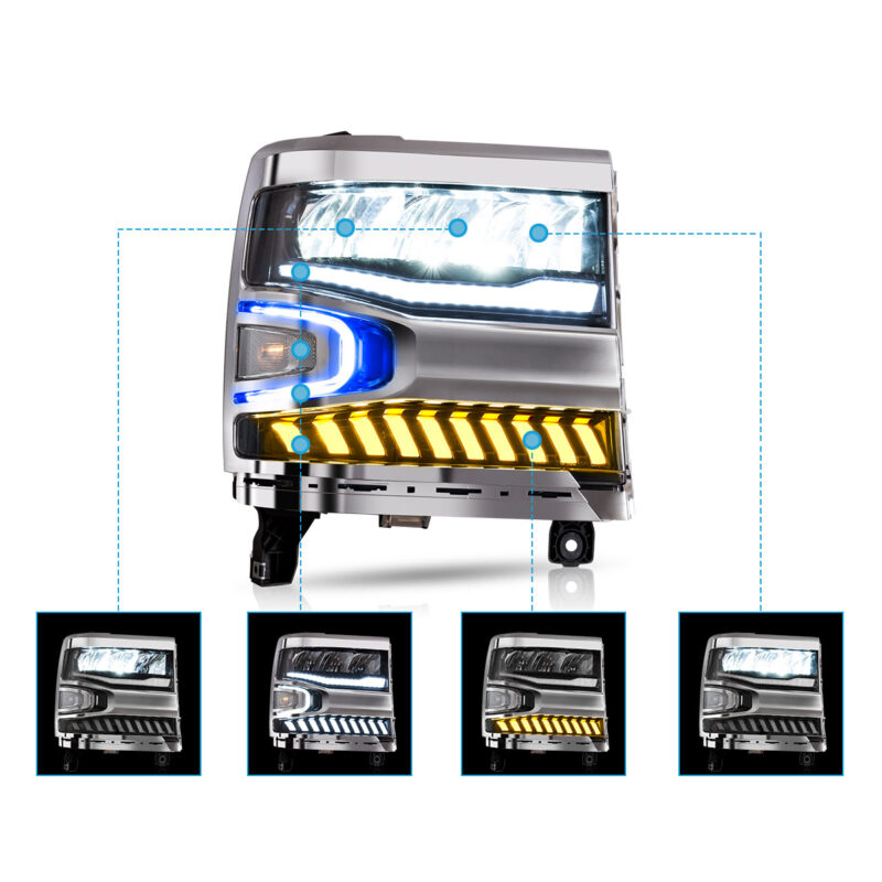 VLAND  Headlights For 2016-2018 Chevrolet Silverado 1500 - Image 9