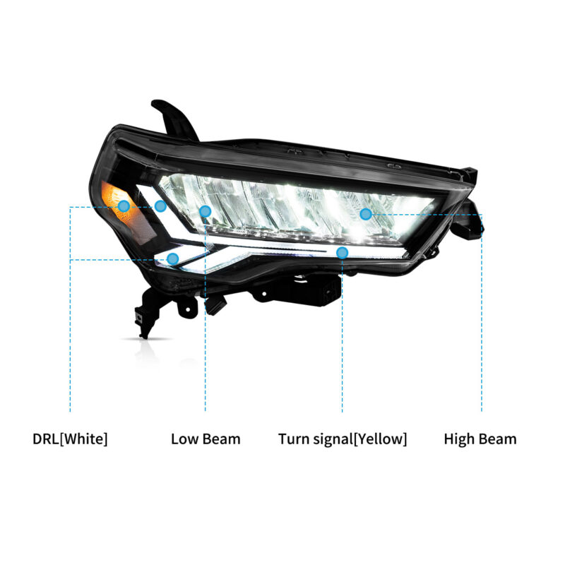 VLAND Headlights For 2014-2023 Toyota 4Runner - Image 3