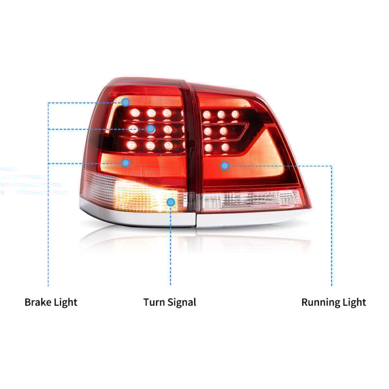 VLAND Taillights For 2008-2015 Toyota Land Cruiser - Image 3