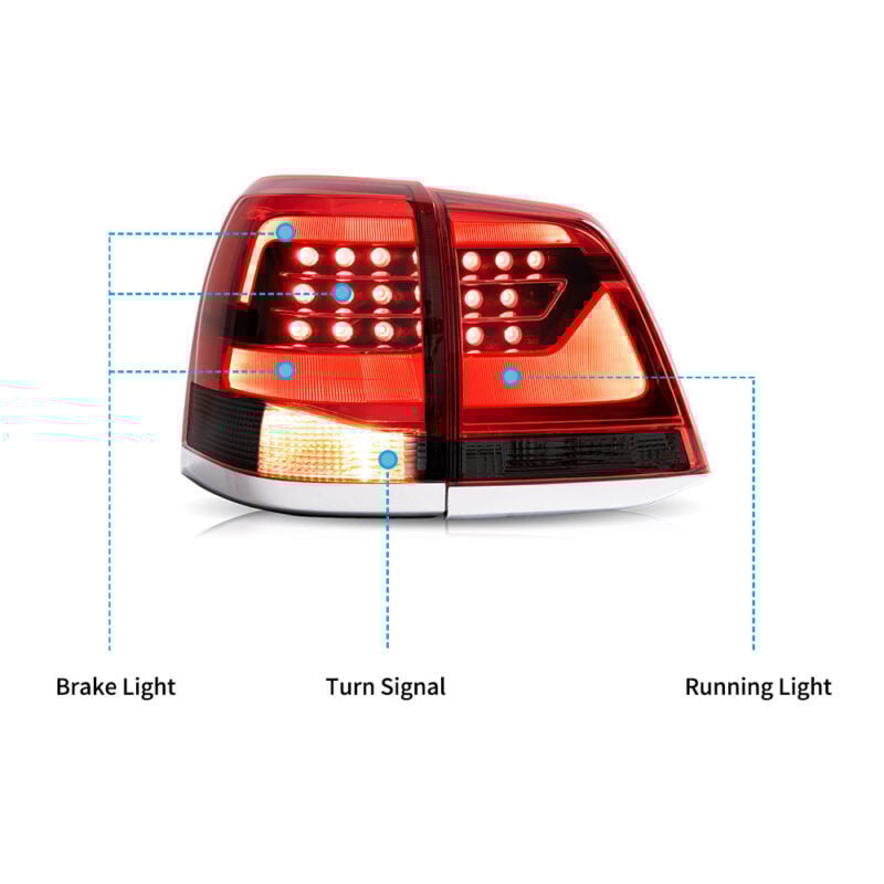 VLAND Taillights For 2008-2015 Toyota Land Cruiser - Image 8