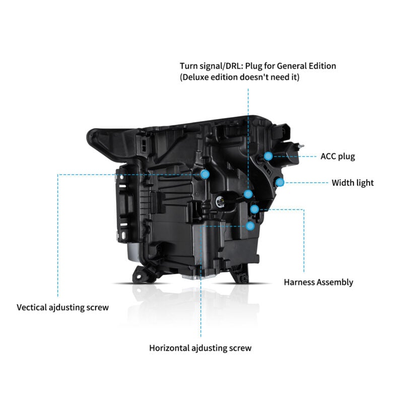VLAND Headlights For 2021-2024 Ford F150 - Image 5