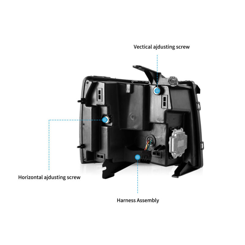 VLAND Headlights For 2007-2013 Chevrolet Silverado 1500 2500HD 3500HD - Image 5