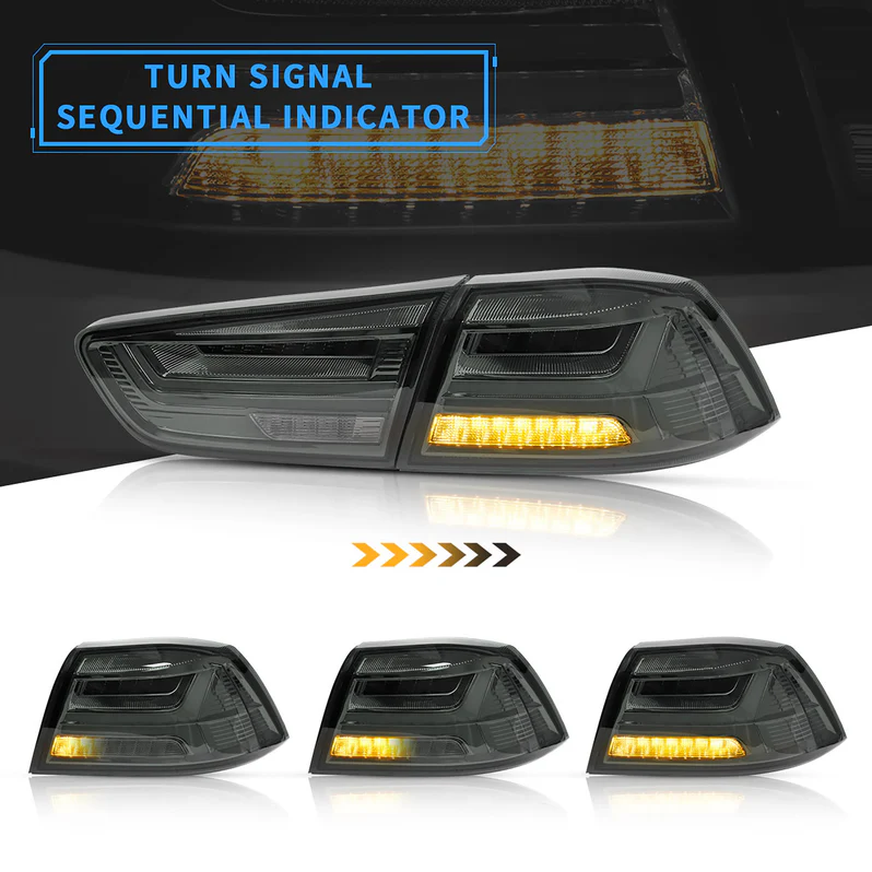 VLAND Taillight for 2008-2017 Mitsubishi Lancer & EVO X LED with amber sequential turn signal - Image 6