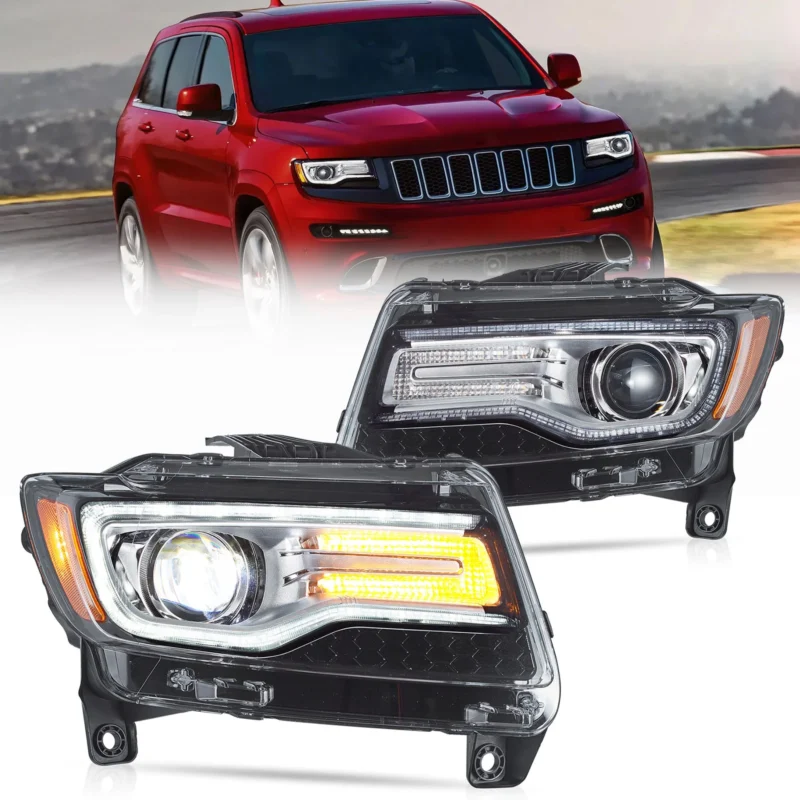 VLAND LED Headlights For 2011-2013 Jeep Grand Cherokee (WK2) - Image 3