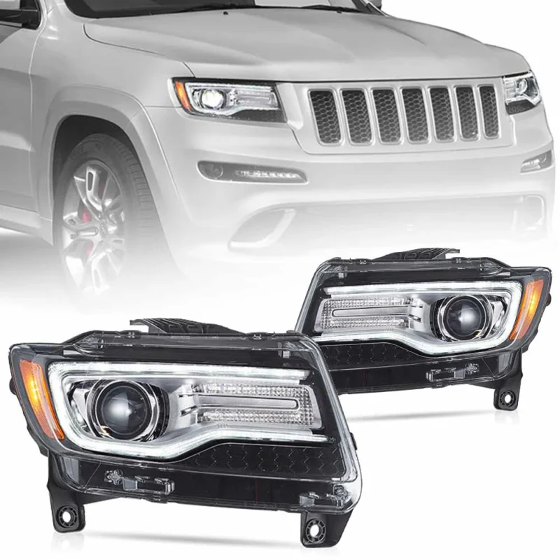 VLAND LED Headlights For 2011-2013 Jeep Grand Cherokee (WK2) - Image 2